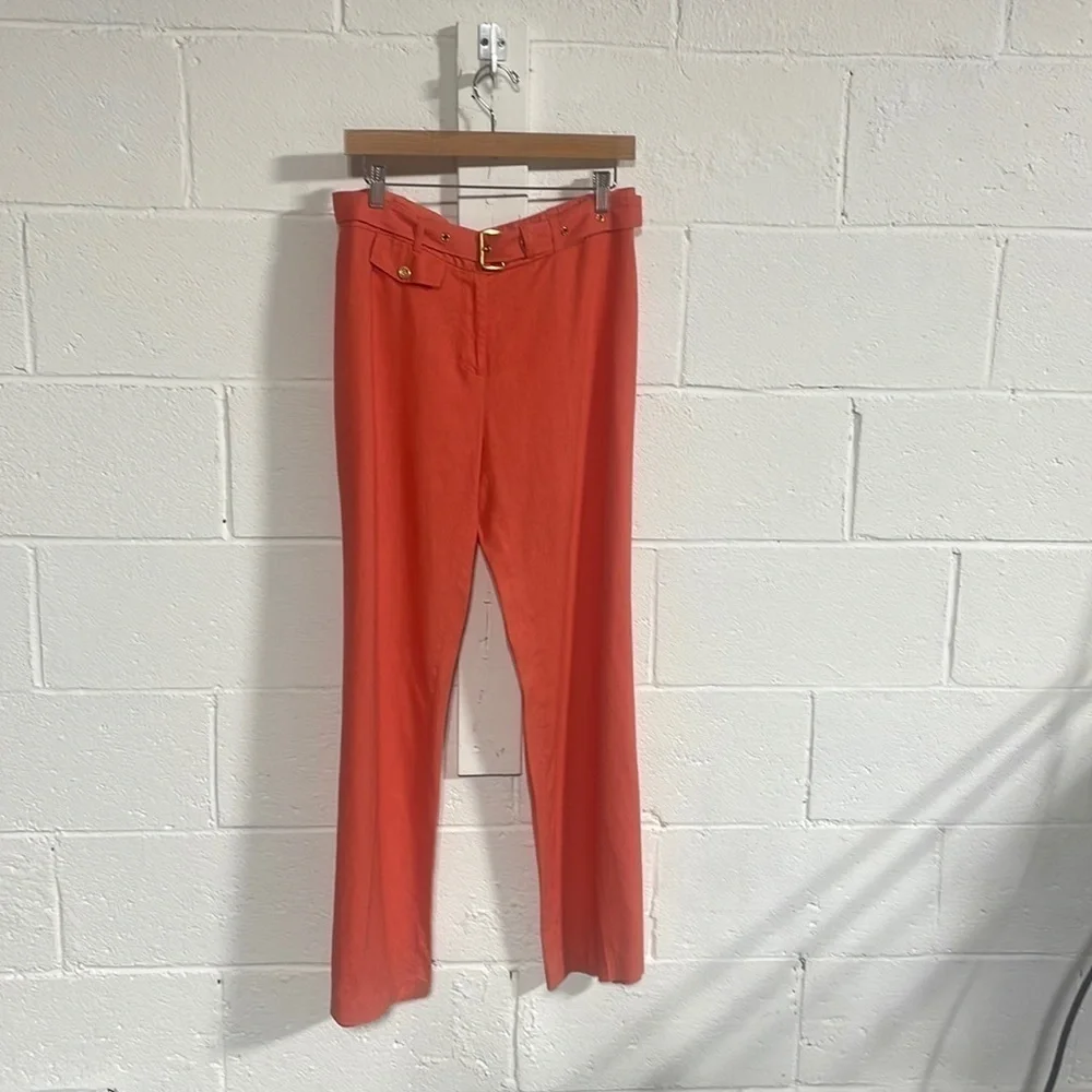 Michael Kors Linen Blend Trousers Sz 8